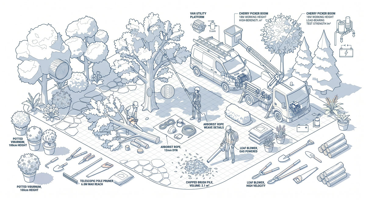 Illustration des services d'élagage à Nîmes, Abattage d'arbre et travaux paysagers 7/7 - JHN Élagage